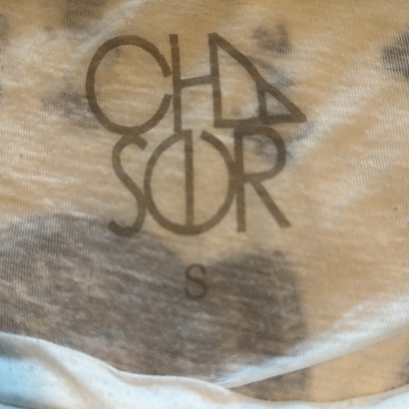 Chaser Burn out tee with white tiger. Size small - Picture 4 of 6